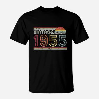 1955 Vintage Birthday Gift Retro Style T-Shirt | Crazezy DE