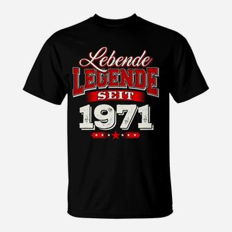 1971 Geburtsjahr Geburtstag Geburt Geboren T-Shirt - Seseable