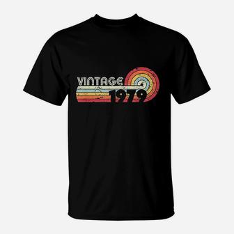 1979 Vintage Birthday Gift T-Shirt | Crazezy