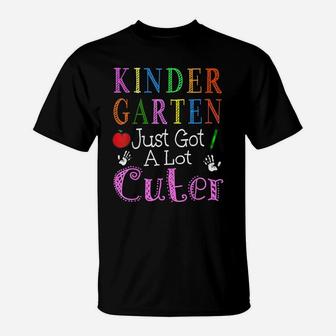 1St First Day Of Kindergarten Back To School Girls Gift T-Shirt | Crazezy CA