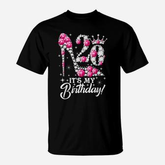 20 Years Old It's My 20Th Birthday Funny Pink Diamond Shoes T-Shirt | Crazezy AU