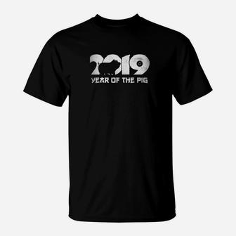2019 Year Of The Pig Happy Chinese New Year T-Shirt - Thegiftio UK