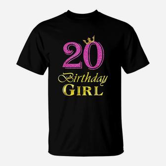 20Th Birthday Girl Princess T-Shirt | Crazezy DE