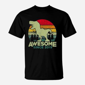 2Nd Birthday Dinosaur T-Shirt | Crazezy AU