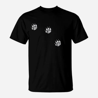 3 Legs Dog Paw Prints Three Legged Tripod Special Dogs T-Shirt | Crazezy CA