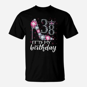 38 It's My Birthday 1983 38Th Birthday Gift Tee For Womens T-Shirt | Crazezy