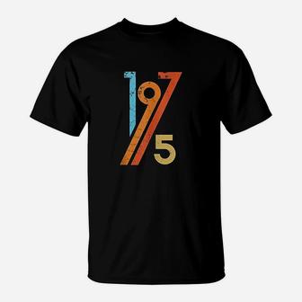 46Th Birthday Vintage Retro 70S Style 1975 T-Shirt | Crazezy UK