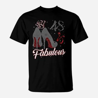 48 And & Fabulous 1973 48Th Birthday Gift Tee For Womens T-Shirt | Crazezy UK