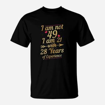 49Th Birthday Woman 49 Year Old Gift T-Shirt | Crazezy