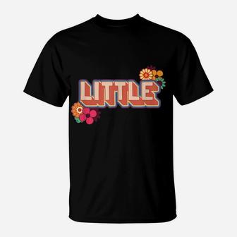 60S Style Little Reveal Flower Power Big Little Week T-Shirt | Crazezy AU