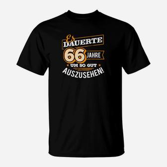 66 Jahre Geburtstag Geburtstagsgeschenk T-Shirt - Seseable