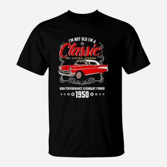71St Birthday 1950 71 Years Old T-Shirt | Crazezy DE