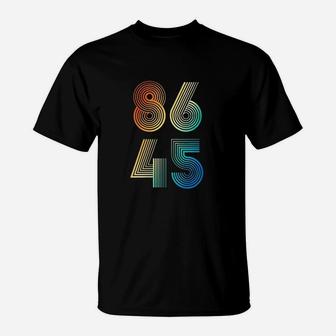 86 45 Impeach Cool Retro T-Shirt | Crazezy AU