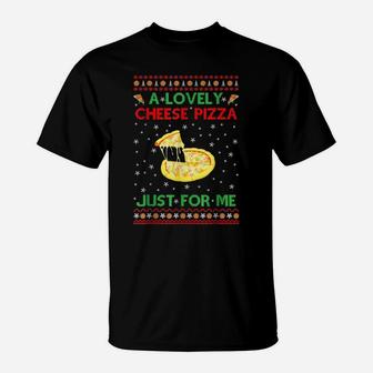 A Lovely Cheese Pizza Alone Funny Kevin X-Mas Home T-Shirt | Crazezy CA