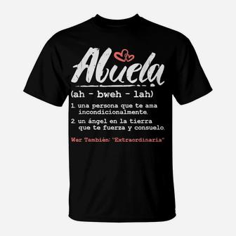 Abuela Mothers Day Gift In Spanish - Latina Grandma Espanol T-Shirt | Crazezy