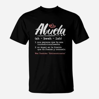 Abuela Mothers Day Gift In Spanish T-Shirt | Crazezy DE