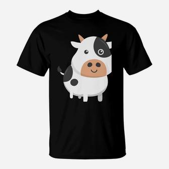 Adorable Cow & Cute Baby Calf Cow Lovers T-Shirt | Crazezy