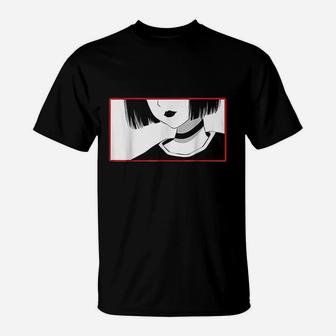 Aesthetic Goth Girl Soft Grunge Aesthetic Gothic T-Shirt | Crazezy