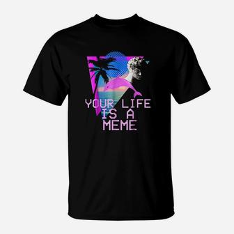 Aesthetic Your Life Is A Meme T-Shirt | Crazezy AU