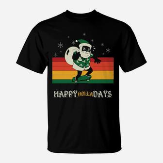 African American Santa Claus T-Shirt - Monsterry UK