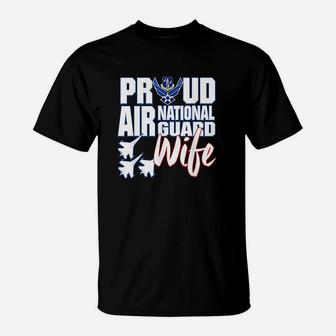 Air National Guard Wife Usa Air Force Military T-Shirt | Crazezy DE