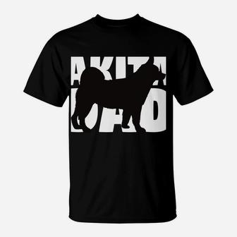 Akita Dad Hoodie Dog Father Akita Gift T-Shirt | Crazezy