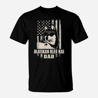 Alaskan Klee Kai Dad Cool Vintage Retro Proud American Sweatshirt T-Shirt | Crazezy