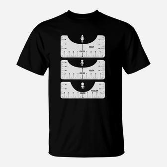 Alignment Ruler T-Shirt | Crazezy UK