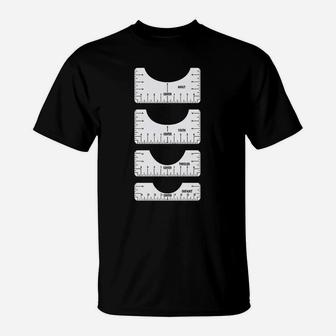 Alignment Rulers T-Shirt | Crazezy DE