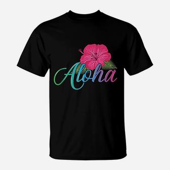 Aloha Hawaii From The Island Feel The Aloha Flower Spirit T-Shirt | Crazezy CA