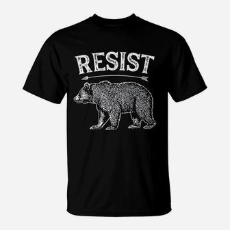 Alt Us National Park Resist Service Bear Vintage T-Shirt | Crazezy