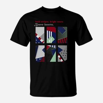American Flag Army Patriot Independence July 4 Slim T-Shirt T-Shirt | Crazezy