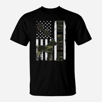 American Flag Best Boxer Dad Ever Tee Dog Dad T-Shirt | Crazezy