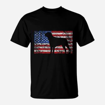 American Flag Rottweiler Dog T-Shirt | Crazezy
