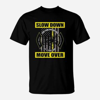 American Flag Tow Truck Driver T-Shirt | Crazezy UK