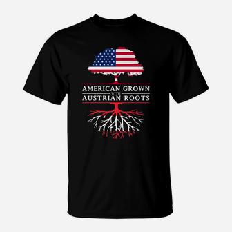 American Grown With Austrian Roots - Austria T-Shirt | Crazezy UK