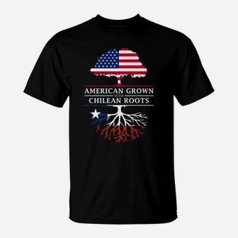 American Grown With Chilean Roots - Chile T-Shirt | Crazezy