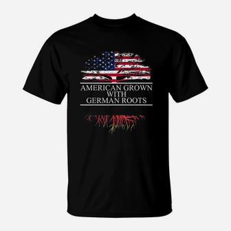 American Grown With German Roots T-Shirt | Crazezy UK