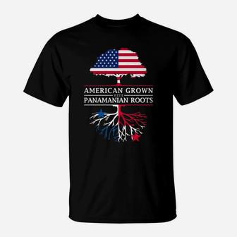 American Grown With Panamanian Roots - Panama T-Shirt | Crazezy