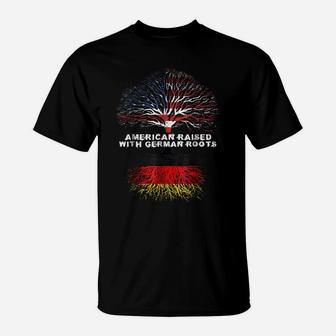 American Raised With German Roots Germany T-Shirt | Crazezy CA