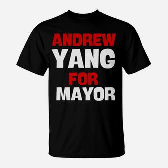 Andrew Yang For Mayor T-Shirt - Monsterry