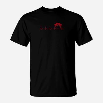 Angebot  Ein Herz Für Hundekatzen- T-Shirt - Seseable