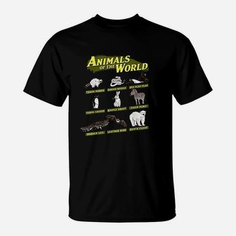 Animals Of The World Trash Panda Danger Noodle T-Shirt | Crazezy UK