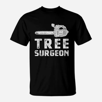 Arborist Chainsaw Tree Work Lumberjack T-Shirt | Crazezy