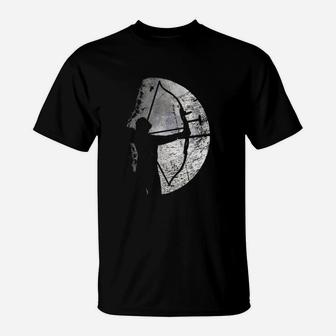Archer Archery Moon T-Shirt - Thegiftio UK