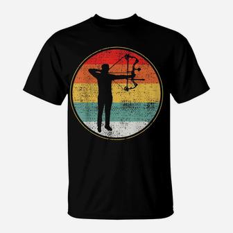 Archery Archer Bow Hunting Retro Gift T-Shirt | Crazezy DE