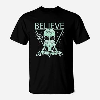 Area 51 Alien Clothing Aliens Believe Alien T-Shirt | Crazezy UK