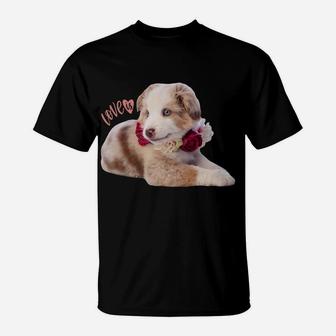 Australian Shepherd Shirt Aussie Mom Dad Love Dog Pet Tee Sweatshirt T-Shirt | Crazezy AU