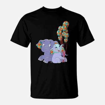 Autism Awareness Cute Autism Elephant T-Shirt - Monsterry