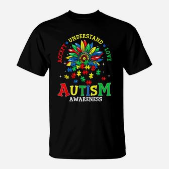 Autism Awareness Shirts Accept Understand Love Autism Mom T-Shirt | Crazezy CA